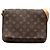 Louis Vuitton Marrone Monogram Musette Tango con Tracolla Corta