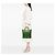 Tote convertibile Prada Green Saffiano Trimmed Tessuto Logo Plate Verde - vista 6