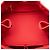 Prada Satchel aus rotem Canapa-Canvas mit Logo - Ansicht 4