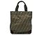 Fendi Zucchino Tote Bag Braun Schwarz Dunkelbraun - Ansicht 2