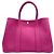Borsa Hermès Garden Party PM in pelle Negonda Rosa Porpora