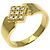 Anillo de alianza Christian Dior en oro amarillo de 18K y diamantes Dorado - vista 2