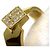 Anillo de alianza Christian Dior en oro amarillo de 18K y diamantes Dorado - vista 8