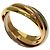 Anillo Cartier Trinity SM en oro amarillo de 18K Dorado