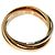Anillo Cartier Trinity SM en oro amarillo de 18K Dorado - vista 3