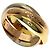 Anello Trinity di Cartier in oro giallo 18K D'oro