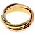 Anello Trinity di Cartier in oro giallo 18K D'oro - vista 3