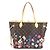 Neverfull Louis Vuitton Monogram Canvas Tote Bag Braun Mehrfarben - Ansicht 2