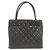 Timeless Borsa Tote Chanel Reissue in pelle di vitello martellata nera Nero - vista 2