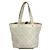 Borsa Tote in pelle avorio Chanel Crudo - vista 3