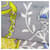 Hermès Foulard in seta Twilly Hermes Marrone  - vista 9