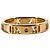 Tiffany & Co. Atlas Logo 4P Diamond Ring Golden