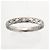 Anello Chanel Coco Crush in platino - vista 2