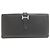 Cartera larga Hermès Bearn Soufflé Negro
