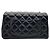 Borsa a Spalla Chanel Mini Matelassé 20 Chain Nero - vista 2