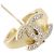 Chanel Ring mit Strasssteinen, vergoldet Golden - Ansicht 4