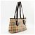 Borsa Tote Burberry Haymarket Check Beige - vista 3