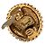 Orecchini a clip Coco Mark placcati oro Chanel D'oro - vista 3