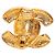Orecchini a clip Chanel Coco Mark Matelassé D'oro - vista 3