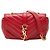 Borsa a tracolla Saint Laurent YSL Logo Baby Chai con catena Rosso D'oro