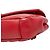 Borsa a tracolla Saint Laurent YSL Logo Baby Chai con catena Rosso D'oro - vista 4