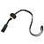 Collana in pelle nera Yves Saint Laurent Nero