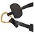 Collana in pelle nera Yves Saint Laurent Nero - vista 5