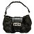 Fendi Mamma Baguette Logo Handtasche Braun Schwarz