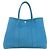 Hermès Borsa Hermes Garden Party PM Blu - vista 2