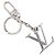 Portocre Keychain Louis Vuitton Argento