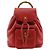 Gucci Bamboo Mini-Rucksack aus rotem Leder
