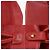 Gucci Bamboo Mini-Rucksack aus rotem Leder - Ansicht 13