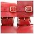 Gucci Bamboo Mini-Rucksack aus rotem Leder - Ansicht 15