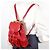 Gucci Bamboo Mini-Rucksack aus rotem Leder - Ansicht 18