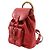 Gucci Bamboo Mini-Rucksack aus rotem Leder - Ansicht 2