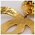 Orecchini a clip Chanel Coco Mark placcati oro D'oro - vista 10