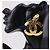 Orecchini a clip Chanel Coco Mark placcati oro D'oro - vista 2