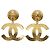 Orecchini a clip Chanel Coco Mark placcati oro D'oro - vista 3