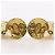Orecchini a clip Chanel Coco Mark placcati oro D'oro - vista 4