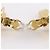 Orecchini a clip Chanel Coco Mark placcati oro D'oro - vista 5