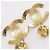 Orecchini a clip Chanel Coco Mark placcati oro D'oro - vista 9