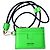 Tom Ford Portacarte in pelle con zip - Verde Fluo