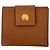 Bulgari Bvlgari Classico Double Hook Leder-Bifold-Geldbörse Braun