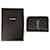 Portefeuille Yves Saint Laurent Cassandra V-stitch Noir Blanc  - vue 10