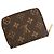 Cartera larga Louis Vuitton Monogram Castaño Monograma - vista 2