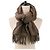 Hermès Hermes Cavalcadour Esquisse Cashmere Fransenstola Braun - Ansicht 6