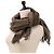 Hermès Hermes Cavalcadour Esquisse Cashmere Fransenstola Braun - Ansicht 7