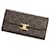 Céline Portafoglio lungo Celine Triomphe Hardware Marrone  - vista 1