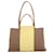 Hermès Hermes Cabas PM Tote Bag Gelb Taupe  - Ansicht 1
