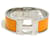 Hermès Armreif Hermes Clic Clack H Silber Gelb  - Ansicht 1